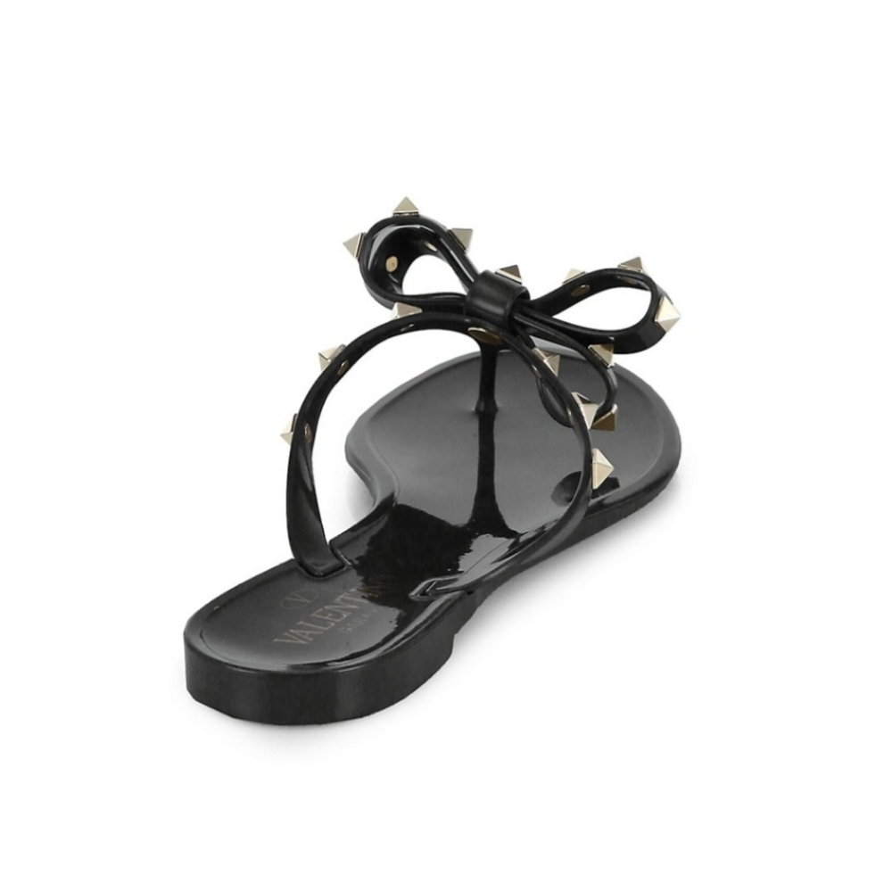 Valentino Garavani Rockstud Rubber PVC Sandals - Picture 3 of 16